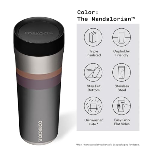 Corkcicle Commuter Cup Travel Mug Insulated Coffee Mug with Lid 17 oz Dragonfly J36810