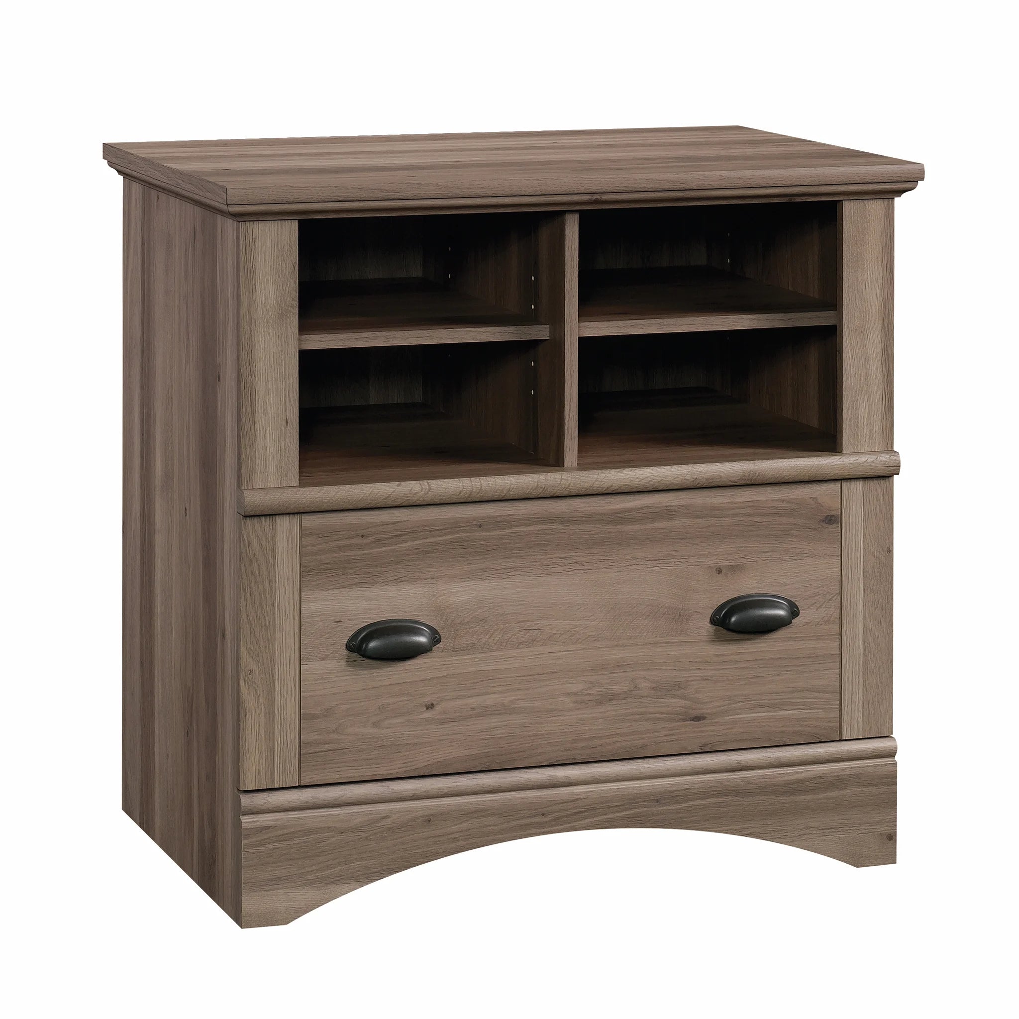 Sauder Harbor View Lateral File, Salt Oak Finish P344003