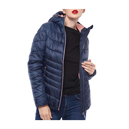 Rokka&Rolla Women's Lightweight Hooded Puffer Jacket B167040