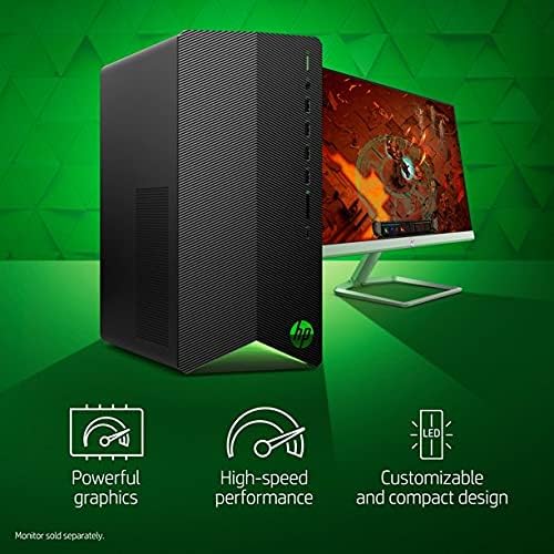 HP Pavilion Gaming Desktop, AMD Ryzen 5 5600G, RX5500 4GB, 8GB RAM, 256GB SSD N734