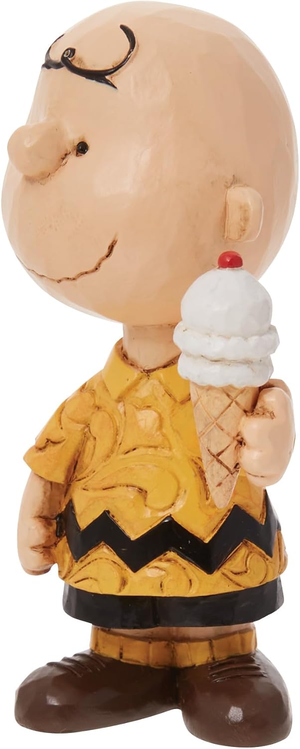 Jim Shore Peanuts Charlie Brown Ice Cream Figurine 3 Inch P2878