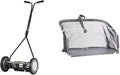 Earthwise 16-Inch 7-Blade Push Reel Lawn Mower and 14-16 Inch American Lawn Mower Grass Catcher Bundle