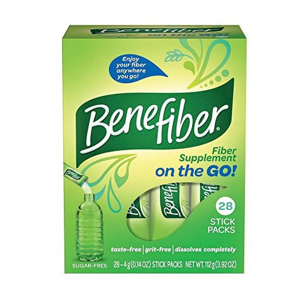 BeneFiber Fiber Supplement 3 Pack, 28 Stick Packs Each F5213