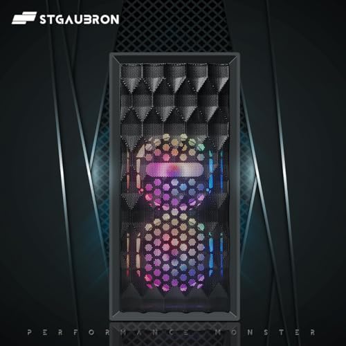 STGAubron Gaming PC Desktop, Intel Core i7, Radeon RX 580 8G, 16G RAM, 512G SSD G93438