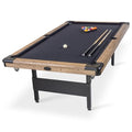 GoSports 7 or 8 ft Portable Pool Table - No Assembly Required Folding Billiard Table