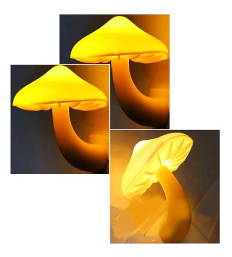 AUSAYE 5Pack Sensor LED Night Light Plug in Mushroom Lamp for Bedroom G797882