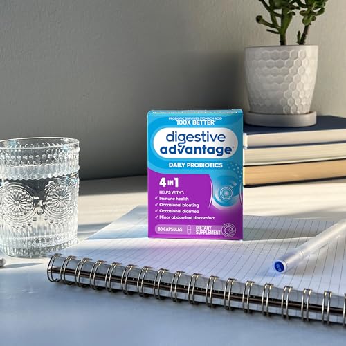 Digestive Advantage Probiotics for Women & Men, 80ct Capsules U2525