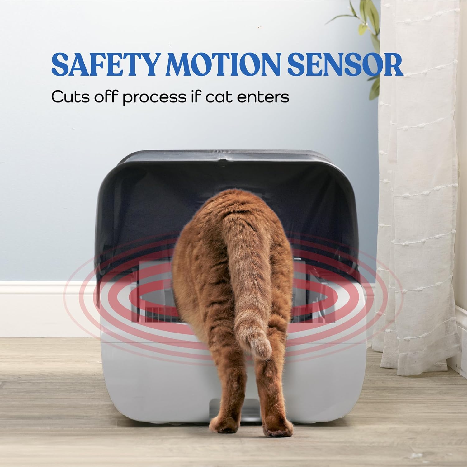 Smart Automatic Cat Litter Box Self Cleaning with Odor Eliminator K971