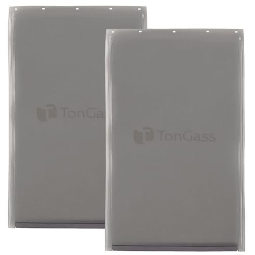 TonGass (2-Pack) Dog Door Flap Replacement Compatible with PetSafe Freedom Dog and Cat Doors PAC11-11039 - Large 16 7/8" x 10" Pet Door Flap with Magnetic Closure