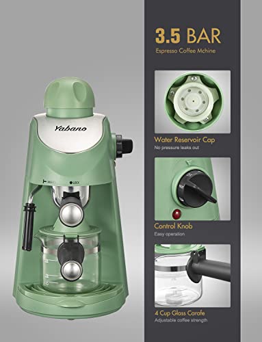 Yabano Espresso Machine 3.5Bar with Milk Frother J760