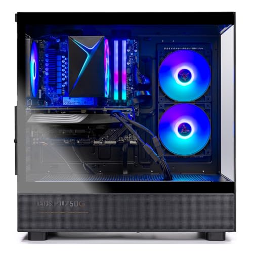 Skytech Gaming Azure 3 Desktop PC, Ryzen 7 9700X, RTX 5060, 32GB DDR5, 1TB SSD, Win 11 T224180