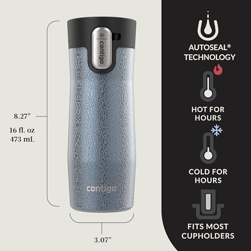 Contigo AUTOSEAL West Loop Vacuum-Insulated Stainless Steel Travel Mug 20 oz U753927