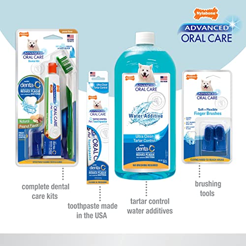Nylabone Advanced Oral Care Dog Water Additive for Dental Care, 32 oz. F2667