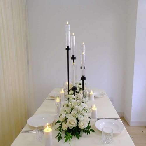 Black Candelabra Centerpieces for Wedding Table Decor 35in E5601