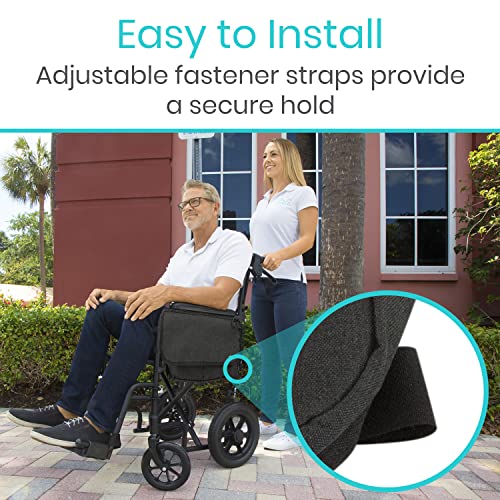 Vive Wheelchair Carry Bag - Arm Rest Pouch for Rollator and Walkers J803272