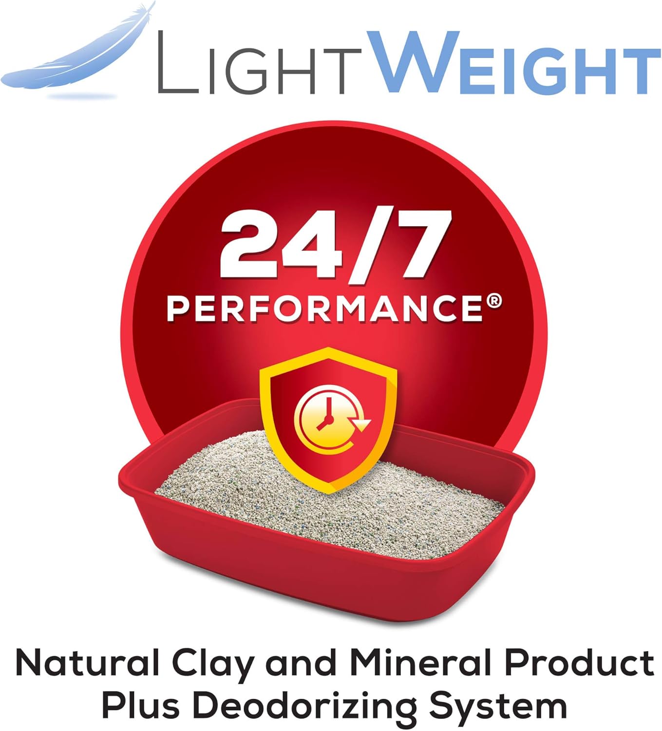Tidy Cats Clumping Cat Litter, LightWeight, 136 oz J86315