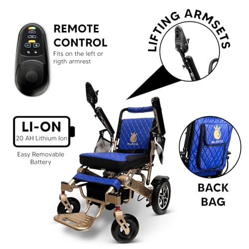 Majestic IQ-7000 Auto Folding Electric Wheelchair for Adults, Lightweight U822799