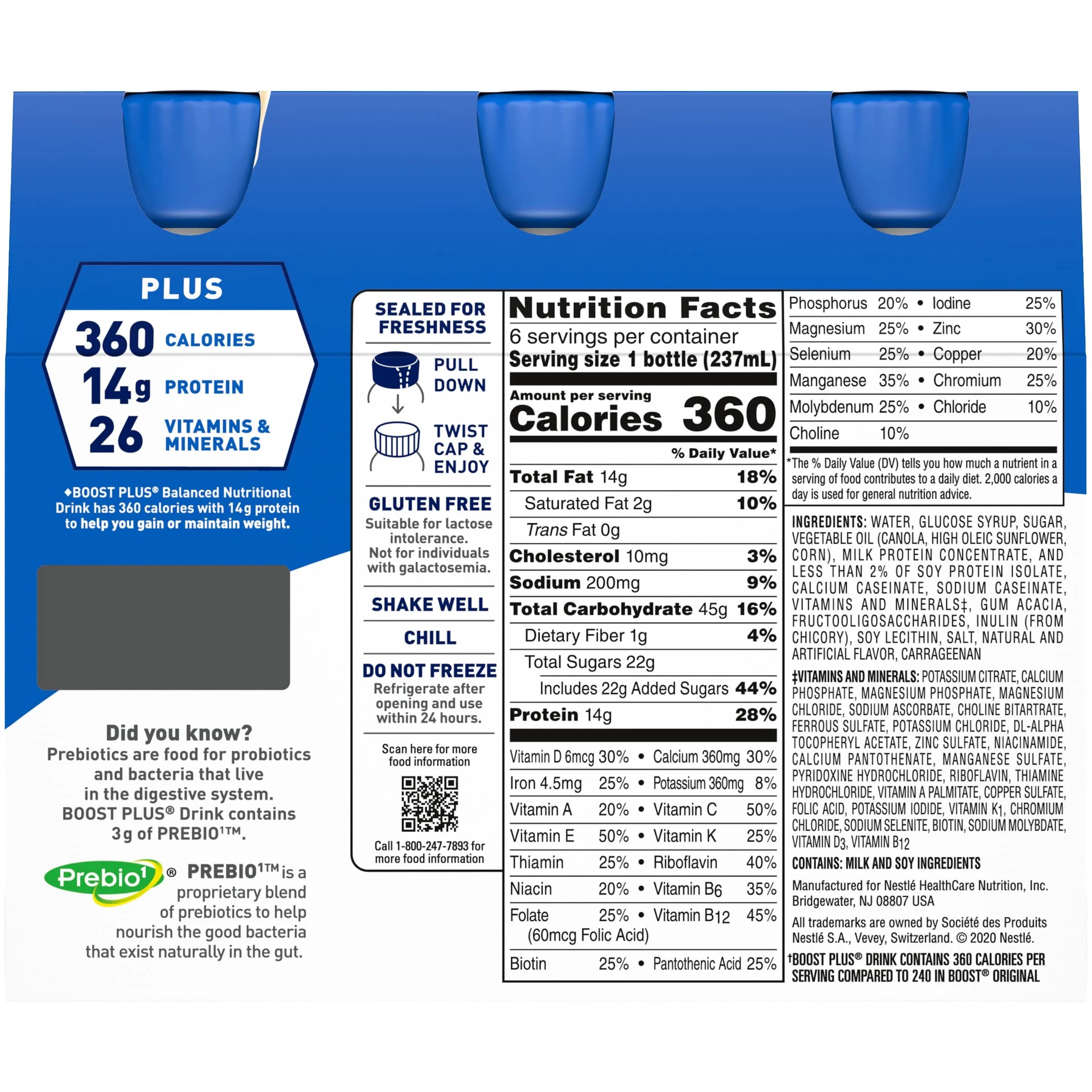 Boost Plus Balanced Nutritional Drink Variety Pack D461