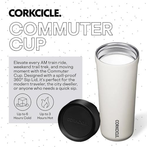 Corkcicle Commuter Cup Travel Mug Insulated Coffee Mug with Lid 17 oz Dragonfly J36810