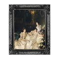 12x16 Wood Canvas Frame Gothic Ornate Black for Wall Art D3778