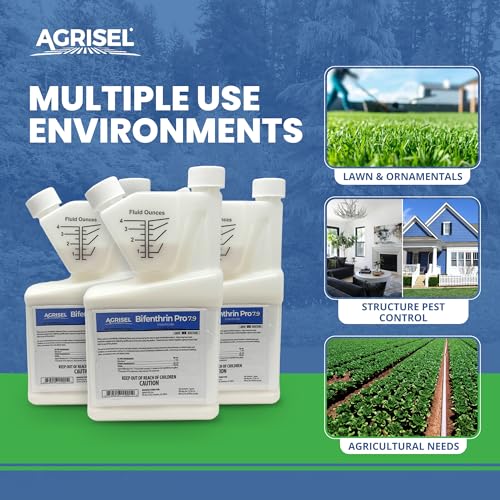 Bifenthrin Pro 7.9 Insecticide, 32 oz, 3-Pack Gloves Included T188247
