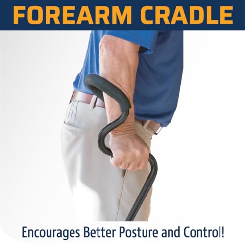 StrongArm Comfort Cane Self Standing Lightweight Adjustable Walking Cane X826