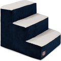 Majestic Pet Portable Pet Stairs | Soft Sherpa Steps Foam Feeling | Steps for Dogs & Cats | Dog & Cat Ramp | Perfect for Bed & Sofa | Indoor Only | Max Weight: up to 250 Lbs