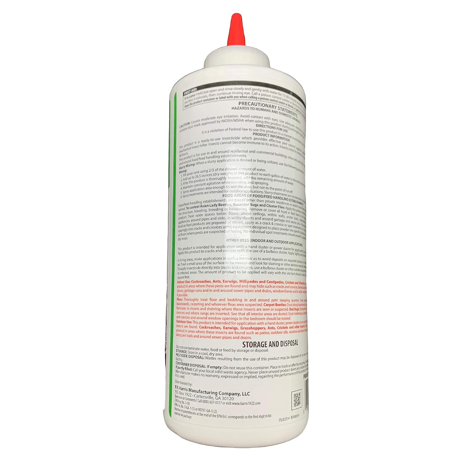 Harris Diatomaceous Earth Crawling Insect Killer, 8oz X745