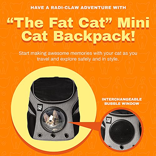 Fat Cat Backpack Carrier for Small Cats, Airline Approved with Space Capsule G6341