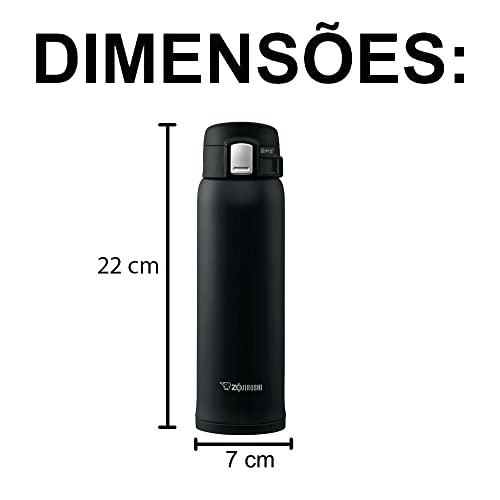 Zojirushi SM-SA60BA Stainless Steel Vacuum Insulated Mug, 20 oz, Black M947