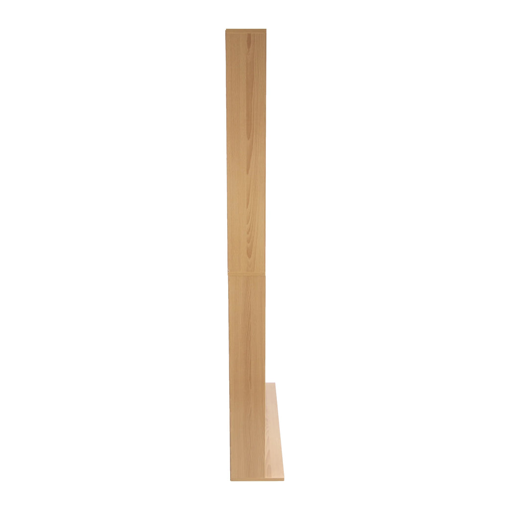 Atlantic Oskar Adjustable Wood Media Storage Bookcase, Maple Y371