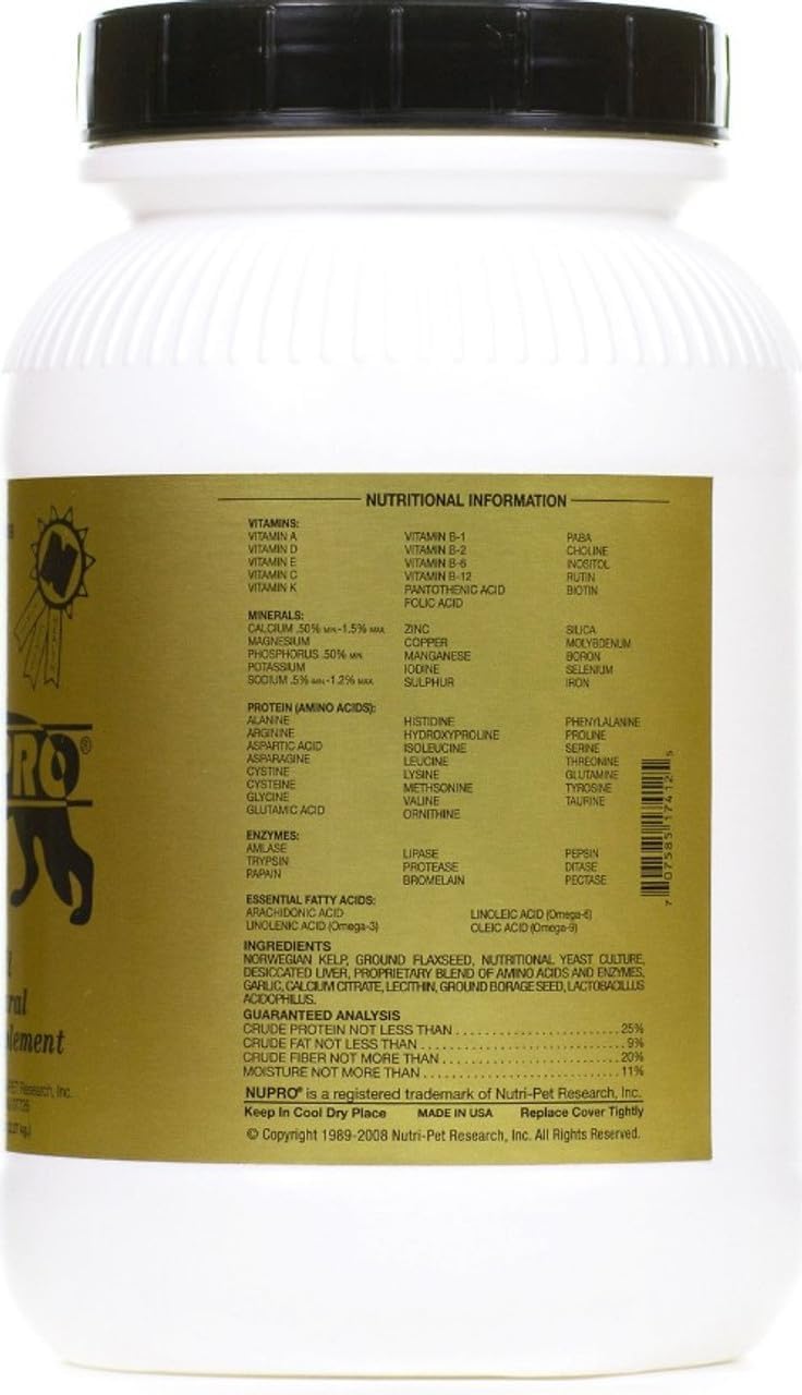 Nutri-Pet Research Nupro Dog Supplement, 5-Pound K97076