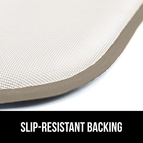 GORILLA GRIP Slip Resistant Chair Cushions, Memory Foam, Set of 2, Beige W525