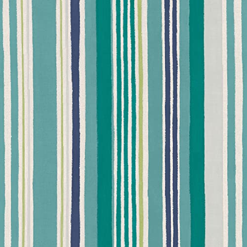 Arden Outdoor Dining Chair Cushion, 20 x 20, Rain-Proof, Peacock Blue Green Texture J4105