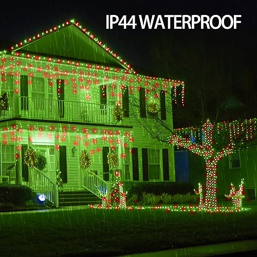 TW SHINE Halloween Lights 328FT Outdoor String Lights with Remote, Purple & Orange F53527