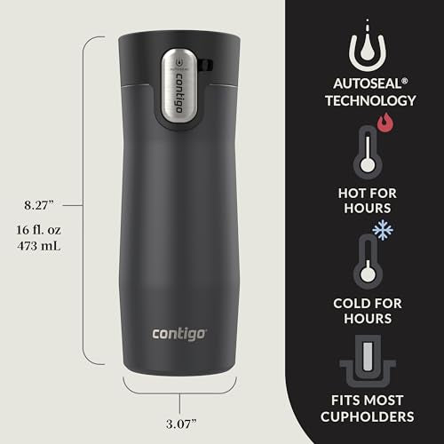 Contigo AUTOSEAL West Loop Vacuum-Insulated Stainless Steel Travel Mug 20 oz U753927