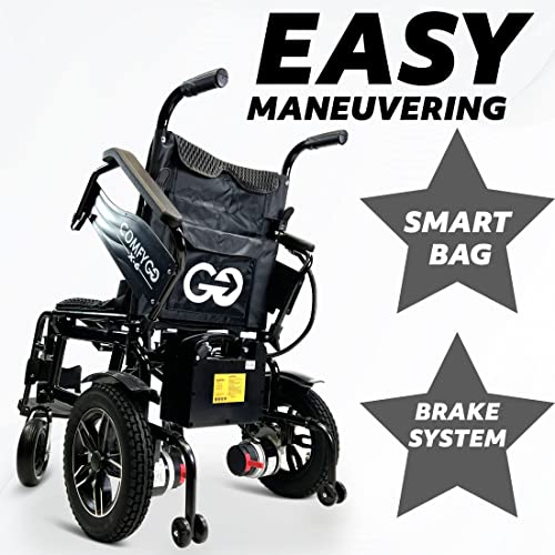 ComfyGO Electric Power Wheelchair for Adults, Folding & Lightweight I206