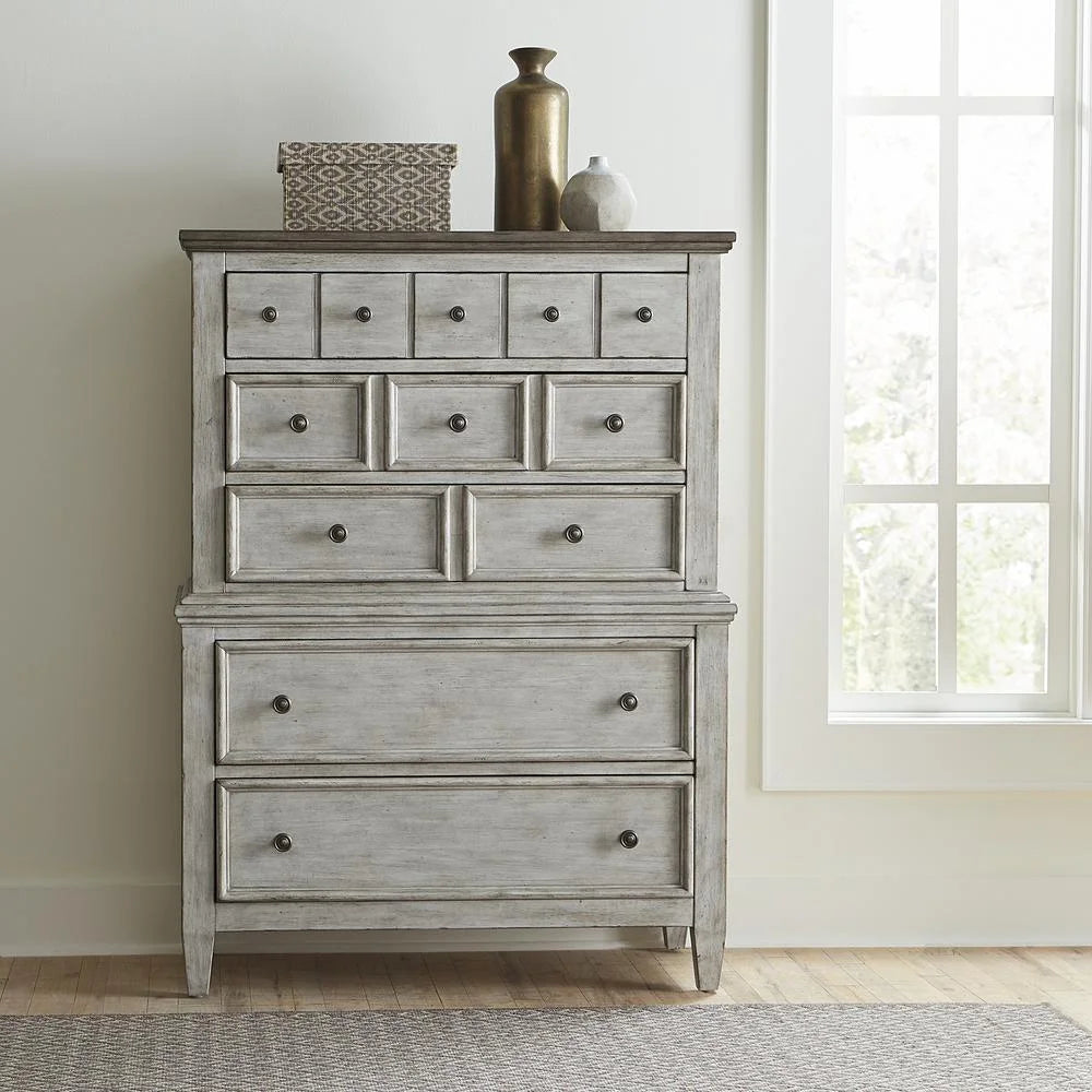 Heartland White 5 Drawer Chest P22569