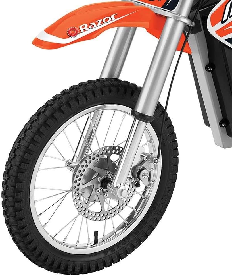 Razor MX650 Dirt Rocket Electric Motocross Motorcycle Dirt Bike, 17 MPH, Orange & Black P5256