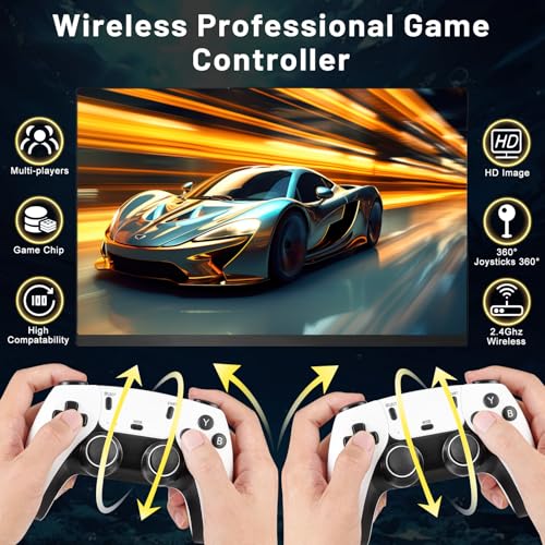 M8 Wireless Retro Gaming Console with 20000+ Games, 4K HDMI Output C762063