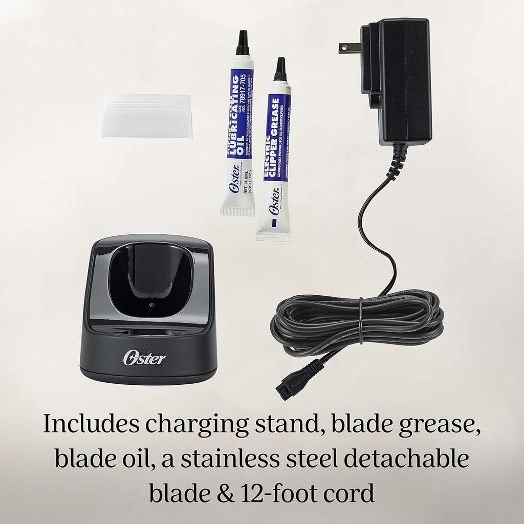 Oster Professional Cordless Turbo A5 Animal Clipper for Dogs, Blue O906