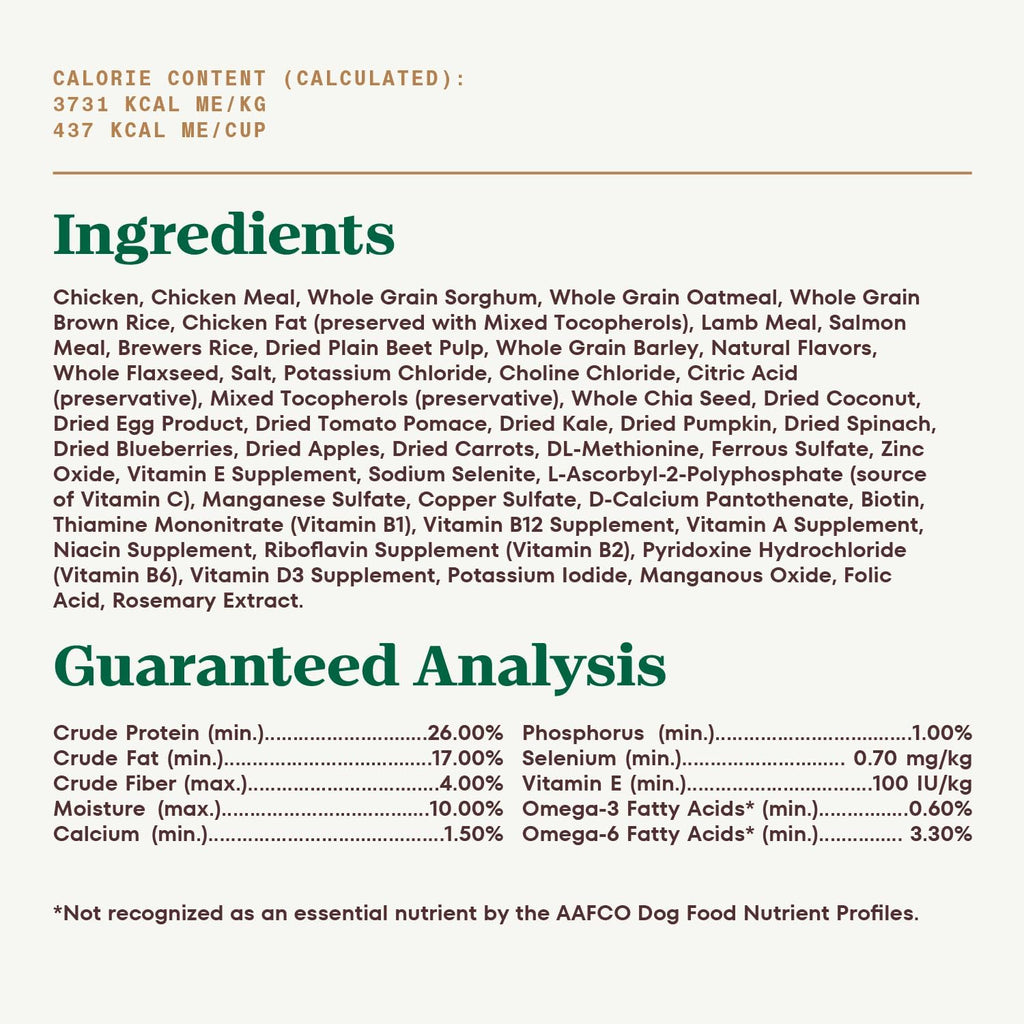 NUTRO ULTRA Adult Small Breed High Protein Dry Dog Food, Chicken, Lamb & Salmon, 8 lb. Bag G326