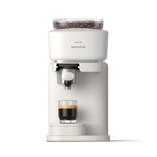 Philips Baristina Espresso Machine with Milk Frother, Black D833