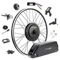 EBIKELING Waterproof Ebike Conversion Kit with Battery Direct Drive 700C Front or Rear Wheel Electric Bike Conversion Kit Ebike Battery & Charger Included 1500W 1200W Electric Bike for Adults