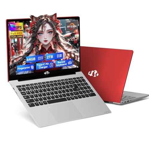 NIMO 15.6" FHD Gaming Laptop, AMD Ryzen 5, 32GB RAM 1TB SSD B421