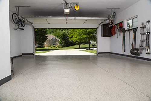 Rust-Oleum RockSolid Polycuramine Garage Floor Coating, 2.5 Car Kit, High Gloss Gray F2688