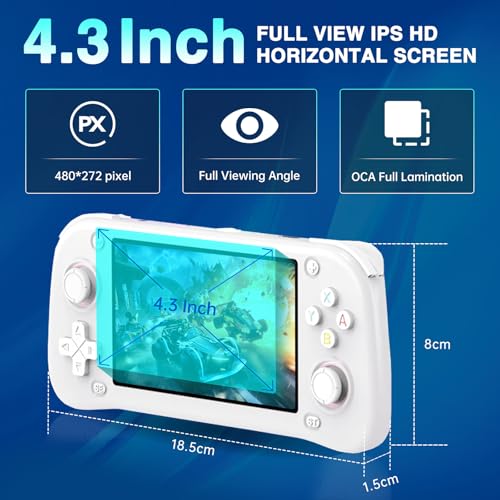 4.3" Retro Handheld Gaming Console with 128GB TF Card I395