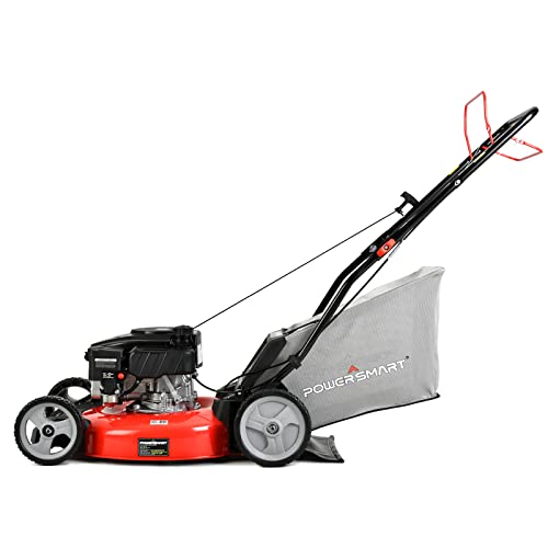 PowerSmart 21 in. Self Propelled Gas Lawn Mower with Briggs and Stratton E550 Engine W7409