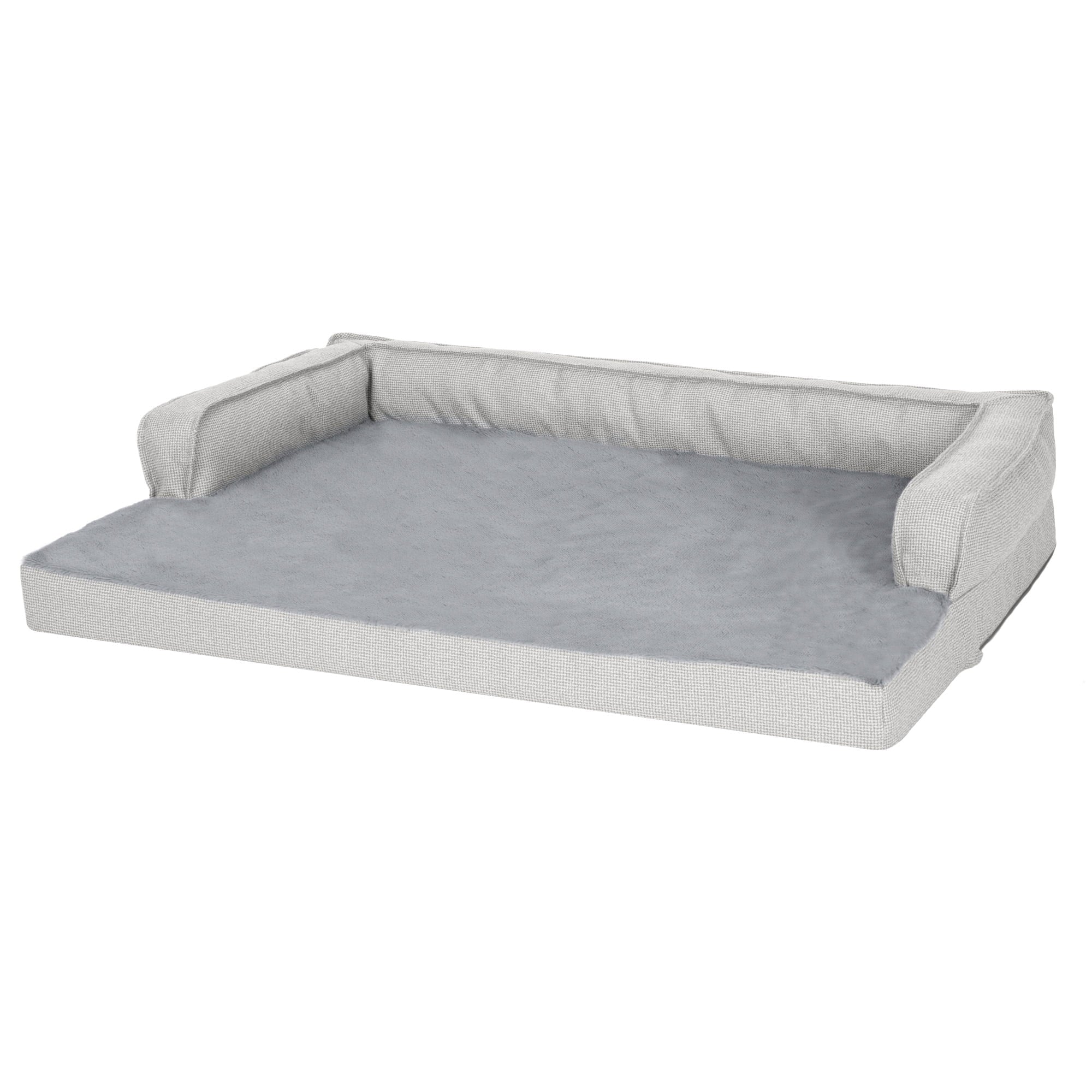 FurHaven Orthopedic Comfy Couch Dog Bed, Gray W9684