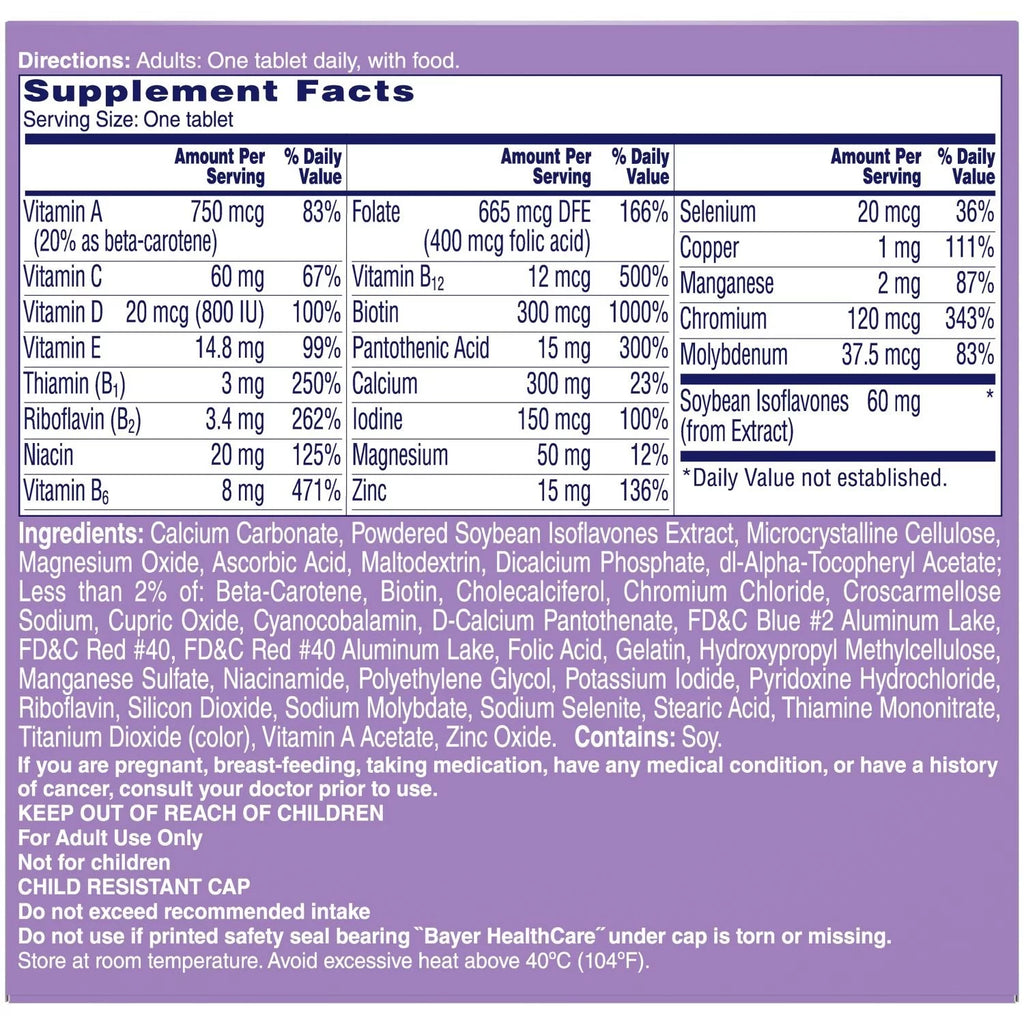 One A Day Women's Complete Multivitamin Menopause Formula, 200 Ct P966364